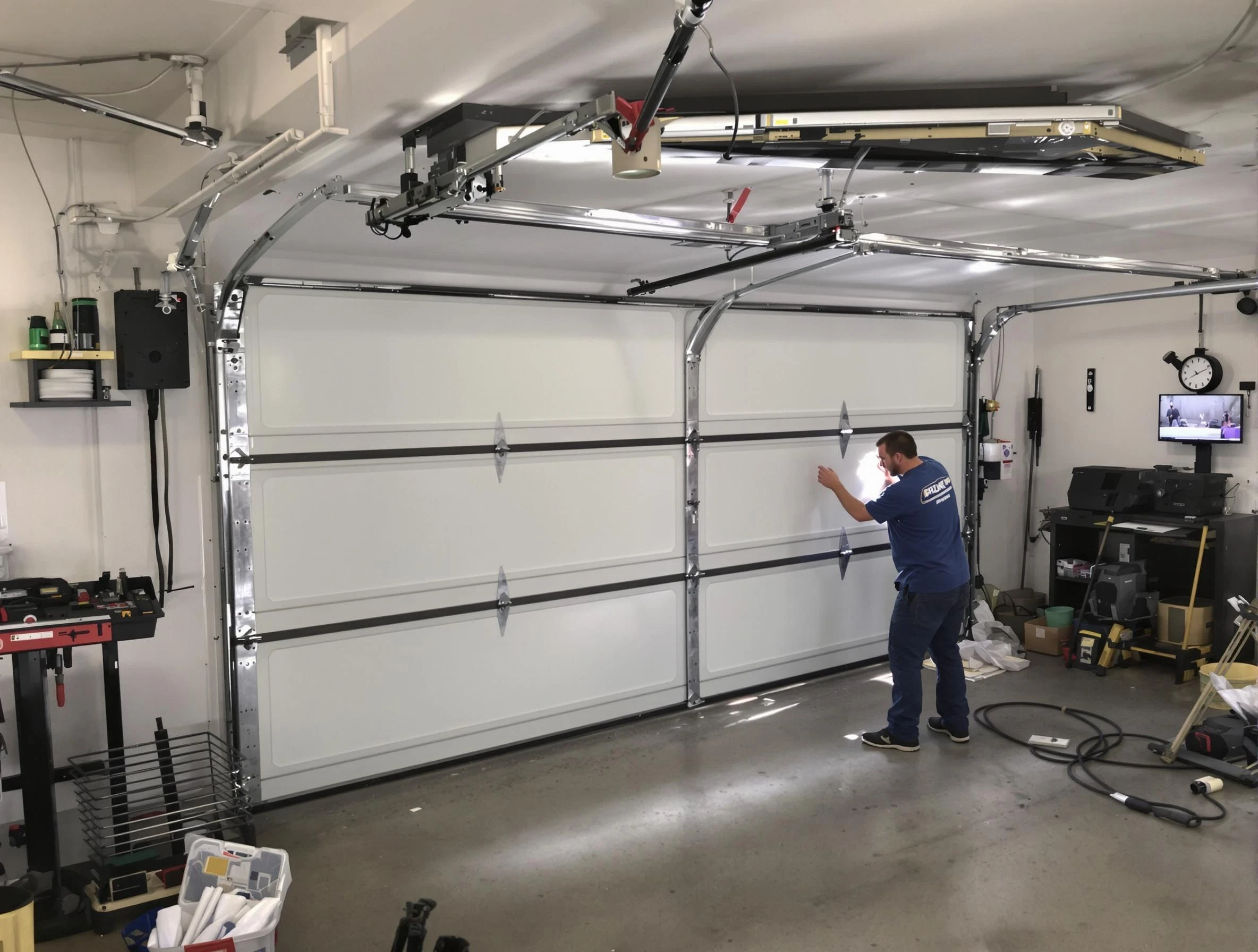 Professional garage door repair service by Layton Garage Door Repair in Layton