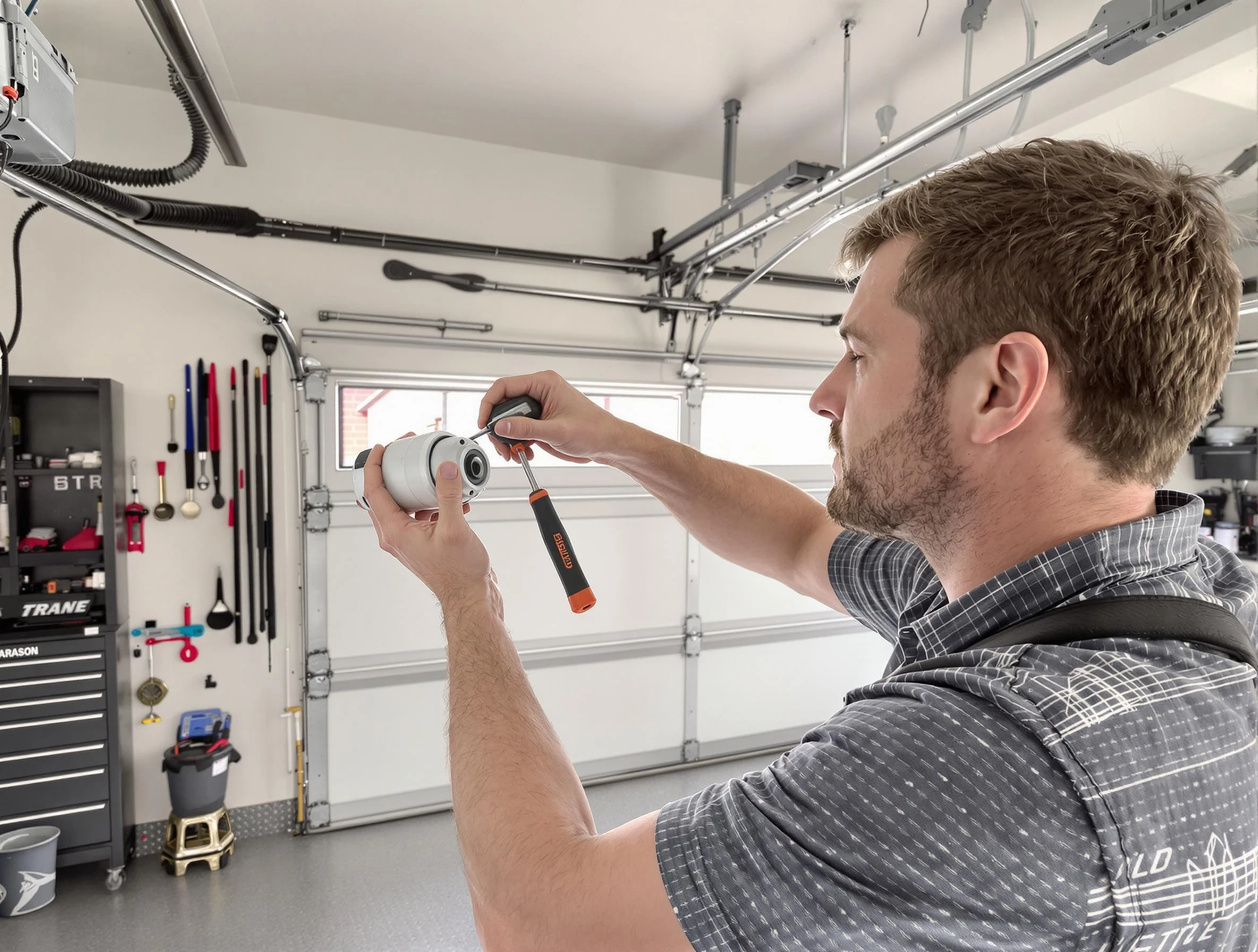 Garage door opener repair service by Layton Garage Door Repair in Layton